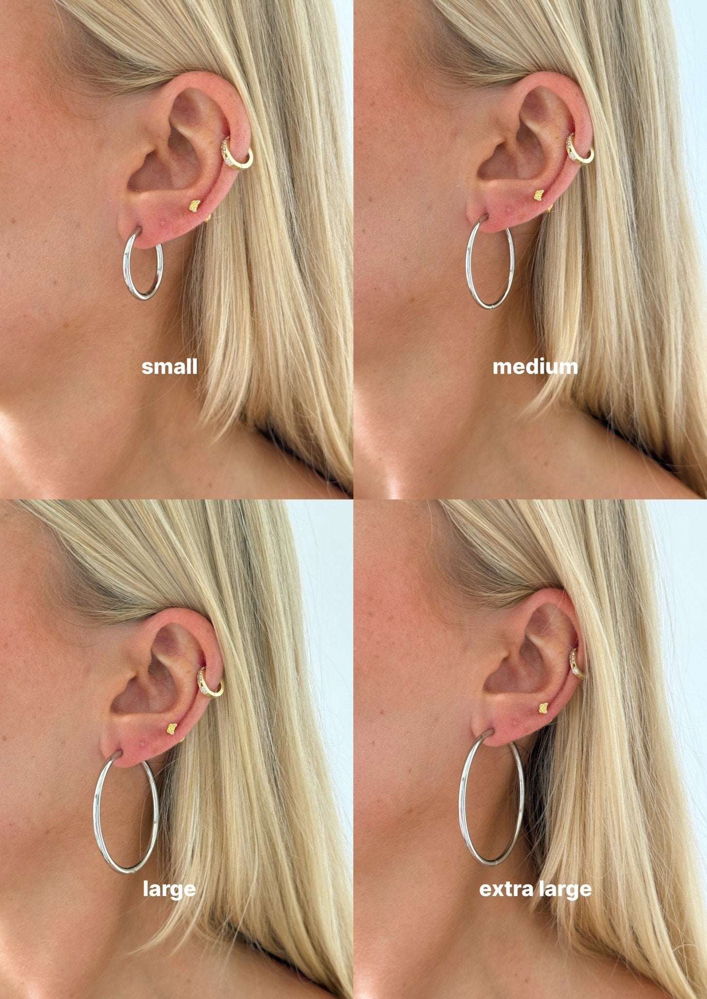 IMME EARRINGS SILVER - Image 3