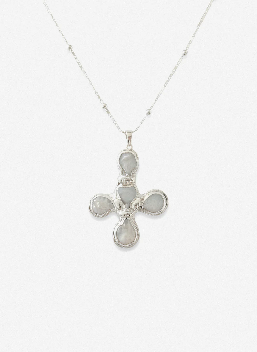 LISE NECKLACE SILVER - Image 2