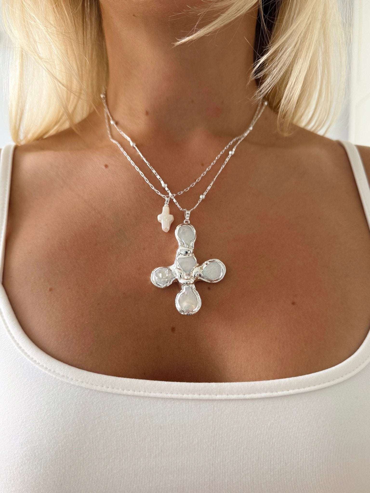 LISE NECKLACE SILVER - Image 3