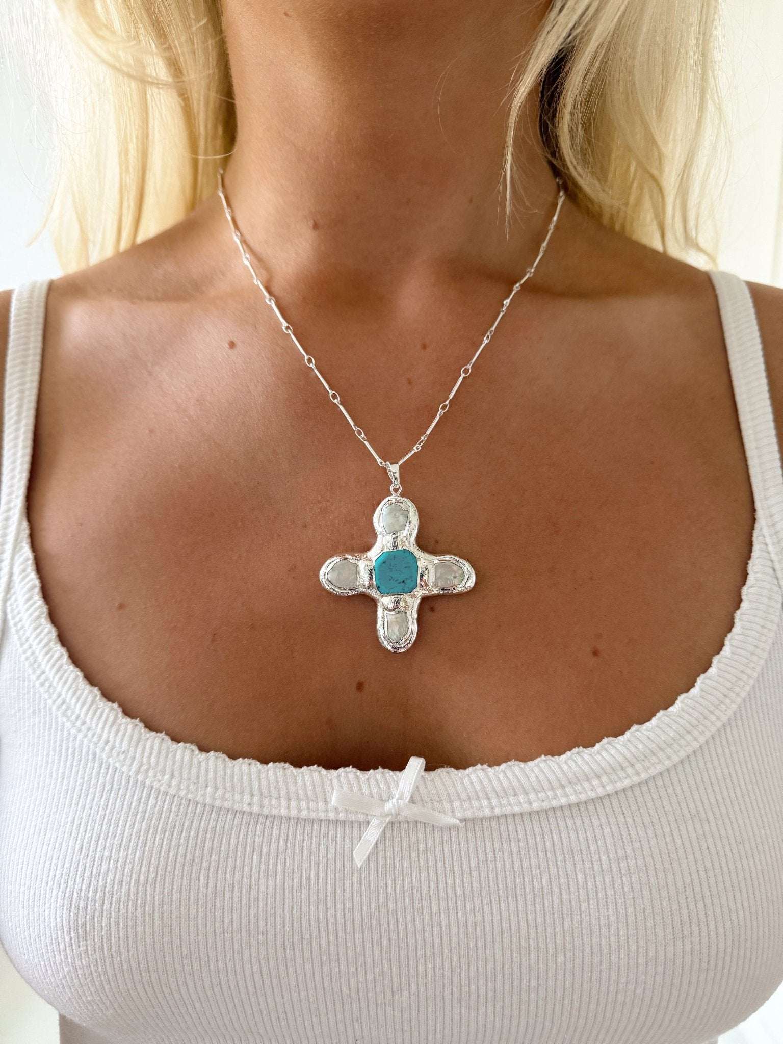 SAGE NECKLACE SILVER