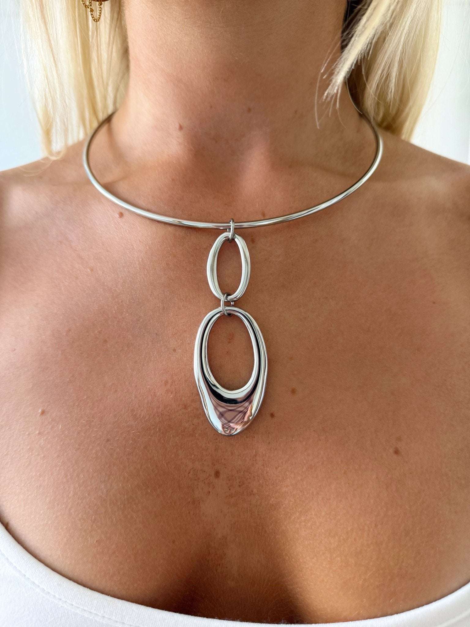 TAMMI NECKLACE SILVER - Image 3